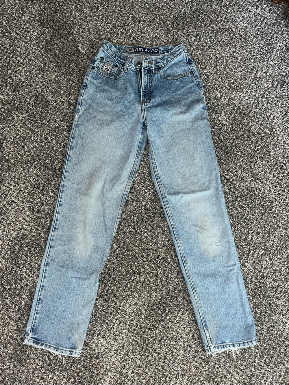 Cruel Girl Light Blue High-Rise Relaxed Jeans